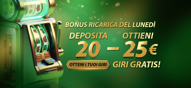 Bonus Ricarica del Lunedì